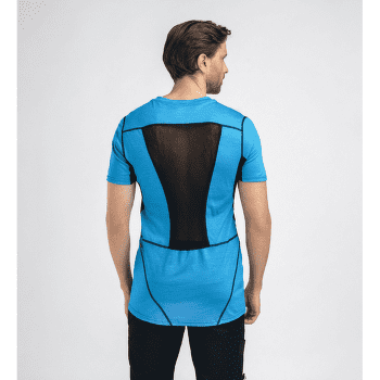 Tricou cu mânecă scurtă Aclima LightWool Sports Shirt Men Bluejay/Jet Black