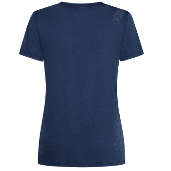 Tricou cu mânecă scurtă La Sportiva TRACER T-SHIRT Women Night Sky/Aspen Green