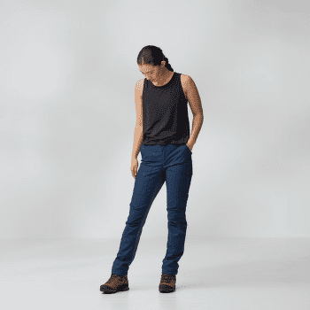 Pantaloni Fjällräven Abisko Hybrid Trail Trousers Women Black