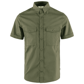 Cămașă cu mânecă scurtă Fjällräven Övik Air Stretch SS Shirt Men Laurel Green