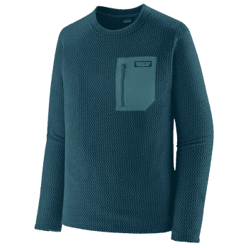 Tricou cu mânecă lungă Patagonia R1 Air Crew Men Tidal Teal