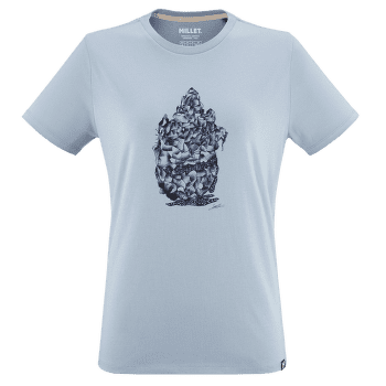 Tricou cu mânecă scurtă Millet Cimai Collab TS SS Women ICEBERG NEW