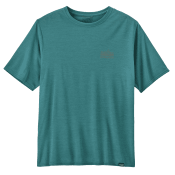 Tricou cu mânecă scurtă Patagonia Cap Cool Daily Graphic Shirt Men Strataspire: Wetland Blue X-Dye