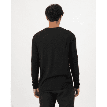Tricou cu mânecă lungă Mons Royale Tarn Merino Long Sleeve 9 Iron / Black