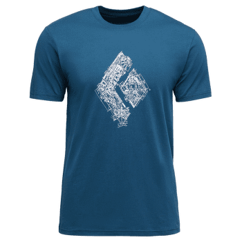 Tricou cu mânecă scurtă Black Diamond Engineered Diamond SS Tee Men Indigo