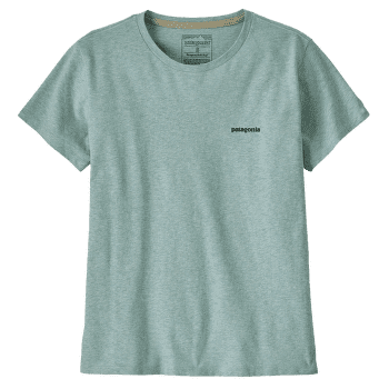 Tricou cu mânecă scurtă Patagonia P-6 Logo Responsibili-Tee Women P-6 Outline: Virtually Blue