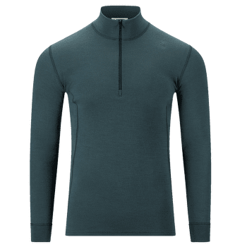 Tricou cu mânecă lungă Aclima WarmWool Mock Neck Shirt Men Green Gables