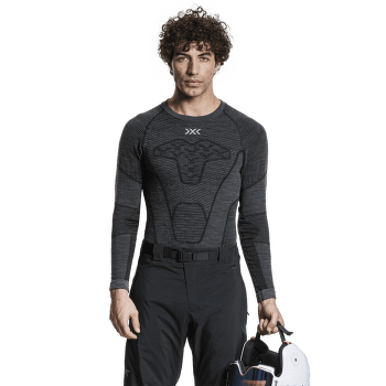 Tricou cu mânecă lungă X-Bionic SYMBIO MERINO SHIRT LS MEN Rhino Grey