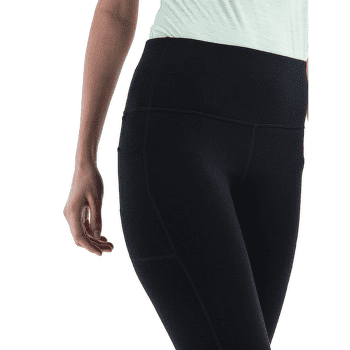 Colanți Icebreaker Merino 260 Fastray 25 inch High Rise Tights Women Black