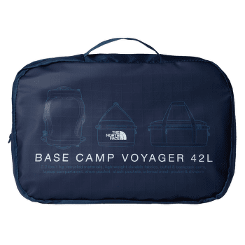Geantă The North Face BASE CAMP VOYAGER DUFFEL 42L EED MARS DUST/SUMAC