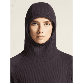 Tricou cu mânecă lungă Craft Grid Hood Women DK PLUM
