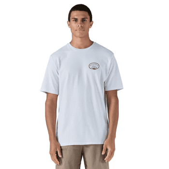 Tricou cu mânecă scurtă Patagonia Clean Climb Roots Responsibili-Tee Men Plummet Purple