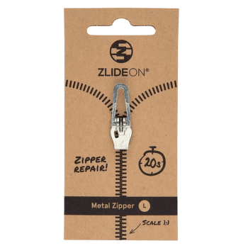 ZlideON Repair slider for metal zipper Silver
