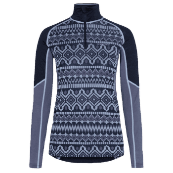 Tricou cu mânecă lungă Kari Traa Malia HZ ROYAL/DARK NAVY BLUE