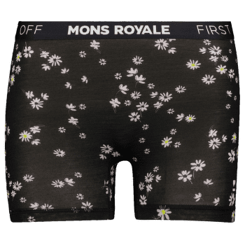 Boxeri Mons Royale Hannah Hot Pant Black Daisy