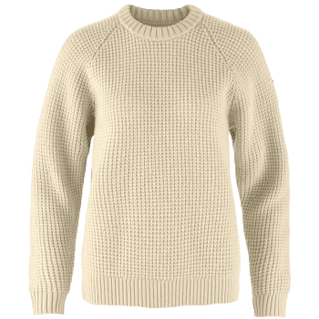 Pulover Fjällräven Övik Waffle Knit Women Light Beige