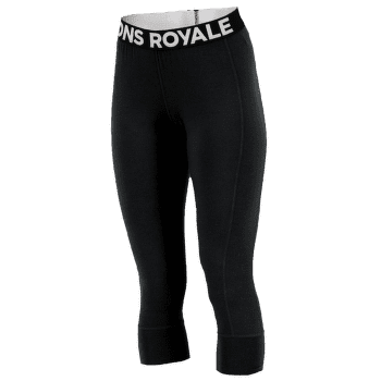 Colanți 3/5 Mons Royale Cascade Merino Flex 200 3/4 Legging Women Black