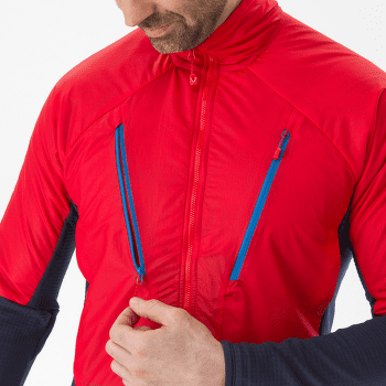 Jachetă Millet TRILOGY ICON HYBR CORE Jacket Men SAPHIR/ROUGE