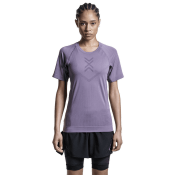 Tricou cu mânecă scurtă X-Bionic X-BIONIC® XCEED RUN SHIRT SS WOMEN X Black/Rhino Grey