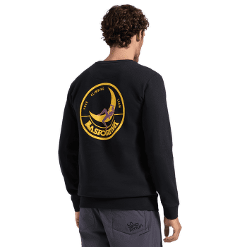 Tricou cu mânecă lungă La Sportiva CLIMBING ON THE MOON Sweatshirt Men Fucsia/Giallo