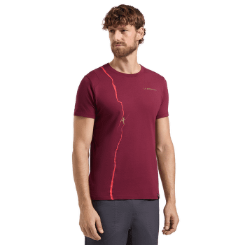 Tricou cu mânecă scurtă La Sportiva ROUTE T-SHIRT Men: Mountain Red
