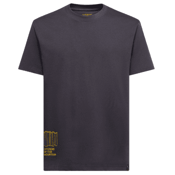 Tricou cu mânecă scurtă La Sportiva CITIZEN OF THE MOUNTAIN Men Onyx/Yellow