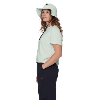 Tricou cu mânecă scurtă Mammut MAMMUT BASE CROPPED T-SHIRT WOMEN MINI LOGO 3818 dark mammut red