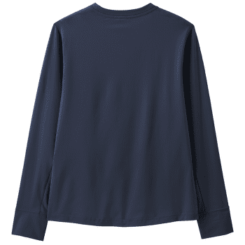 Tricou cu mânecă lungă Patagonia Long-Sleeved Cap Silkweight T-Shirt Kids Boardshort Logo: New Navy