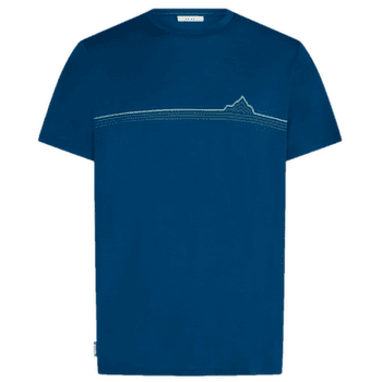 Tricou cu mânecă scurtă Icebreaker Merino 150 Tech Lite SS Tee Range Stripes Men ATLANTIS