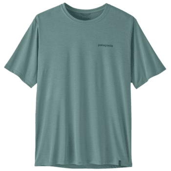 Tricou cu mânecă scurtă Patagonia Cap Cool Daily Shirt  - Boardshort Logo Men Blue Sage - Light Blue Sage X-Dye
