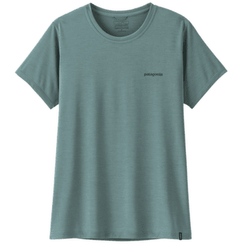Tricou cu mânecă scurtă Patagonia Cap Cool Daily Shirt - Boardshort Logo Women Blue Sage - Light Blue Sage X-Dye