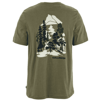 Tricou cu mânecă scurtă Fjällräven SWEDISH FOREST T-SHIRT MEN Laurel Green