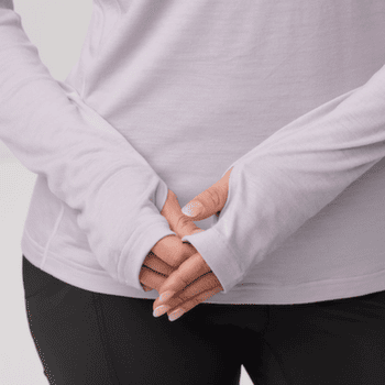 Hanorac Fjällräven ABISKO WOOL HOODIE WOMEN Lavender Mist