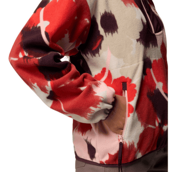 Hanorac Columbia Sequoia Grove Printed Half Zip Women Washed Red, Ikatbloom 643