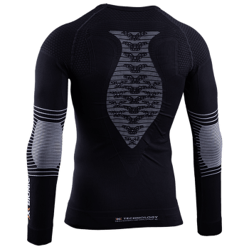 Tricou cu mânecă lungă X-Bionic Energizer 4.0 Shirt Round Neck Men Opal Black/Arctic White