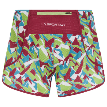 Pantaloni scurți La Sportiva TIMING SHORT Women Red Plum/Lime Green