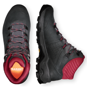 Încălțăminte Mammut Nova IV Mid GTX® Women black-blood red