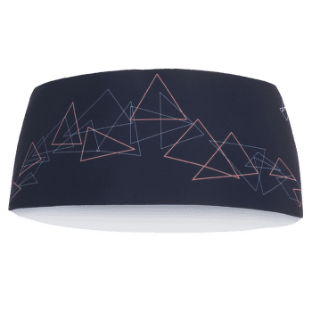 Bandă pentru cap Direct Alpine Stripe anthracite/coral