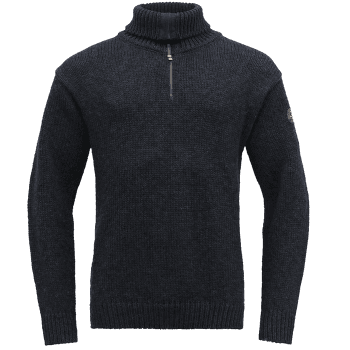 Pulover (închidere 3/4) Devold Nansen Sweater Zip Neck Men 280 DARK BLUE