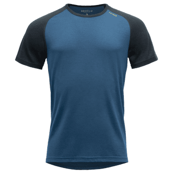 Tricou cu mânecă scurtă Devold Jakta Merino 200 T-Shirt Men 422E FLOOD/INK