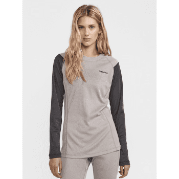 Tricou cu mânecă lungă Craft Core Warm Baselayer LS Tee Women 999000 Black