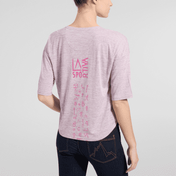 Tricou cu mânecă scurtă La Sportiva CAVE PAINT T-SHIRT Women Carbon/Cherry Tomato
