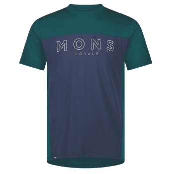 Tricou cu mânecă scurtă Mons Royale Redwood Enduro VT Men Evergreen / Midnight