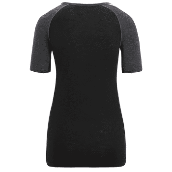 Tricou cu mânecă scurtă Icebreaker 125 ZoneKnit™ SS Crewe Women JET HTHR/BLK/METRO H/CB