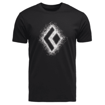 Tricou cu mânecă scurtă Black Diamond Chalked Up 2.0 SS Tee Men Black