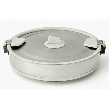 Oală Sea to Summit Detour Stainless Steel Collapsible Pot - 5L Moonstruck Grey