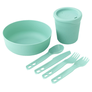 Set Sea to Summit Passage Dinnerware Set - [1P] [6 Piece] Aqua Sea Blue