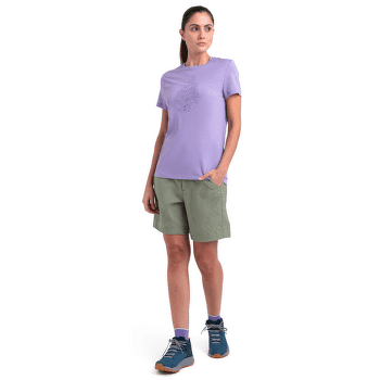 Tricou cu mânecă scurtă Icebreaker Merino 150 Tech Lite III SS Tee Hike Path Women BLACK