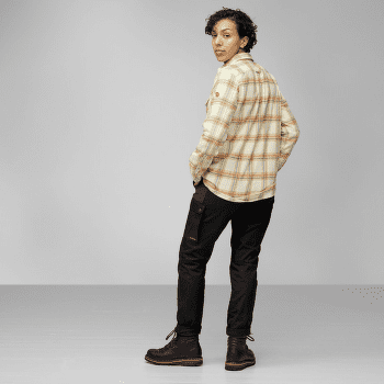 Cămașă cu mânecă lungă Fjällräven Övik Heavy Flannel Shirt Women Chalk White-Fossil
