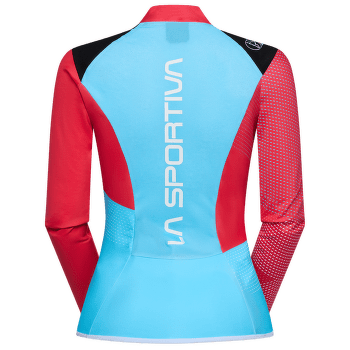 Jachetă La Sportiva STRATOS VI Racing Jacket Women Hibiscus/Malibu Blue